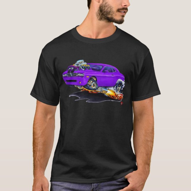 2008-10 Challenger Purple Car T-Shirt (Front)
