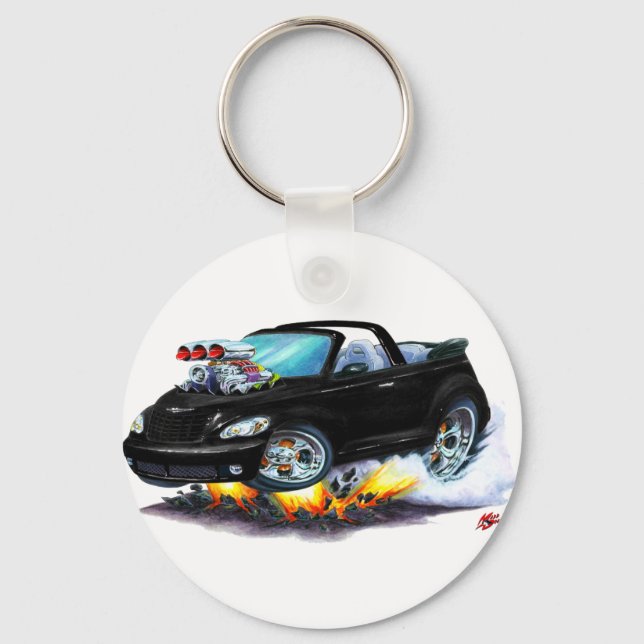 2008-10 PT Cruiser Black Convertible Key Ring (Front)