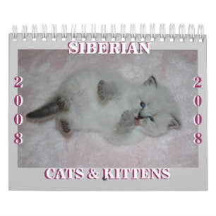 2008 Siberian Cats Calendar2 sm Calendar