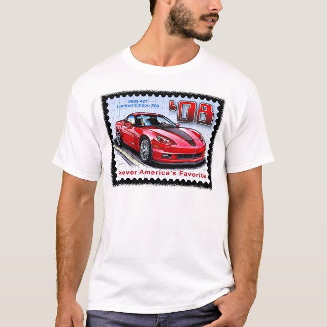 2008 Special Limited Edition Corvette 427 Z06 T-Shirt (Front)