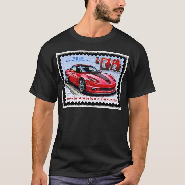 2008 Special Limited Edition Corvette 427 Z06 T-Shirt (Front)