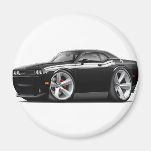 2009-11 Challenger RT Black-White Car Magnet