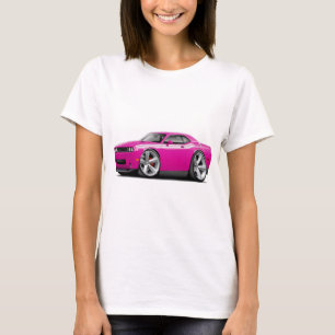 2009-11 Challenger RT Fuschia-White Car T-Shirt