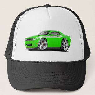 2009-11 Challenger RT Lime-White Car Trucker Hat