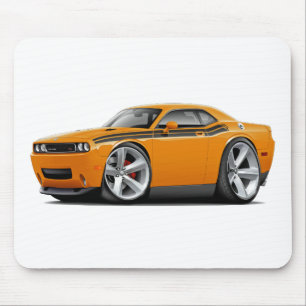 2009-11 Challenger RT Orange-Black Car Mouse Mat