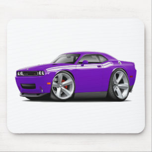 2009-11 Challenger RT Purple-White Car Mouse Mat