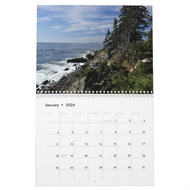 2009 Bar Harbour, ME Calendar (Jan 2026)