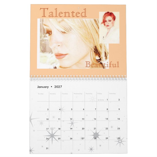 2009 Calendar - Customised & Dedicated (Jan 2027)