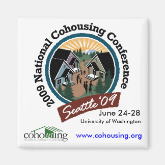 2009 Conference Magnet - Square