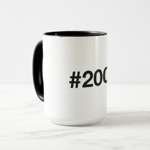 2009 Hashtag 16 Birthday Anniversary Mug