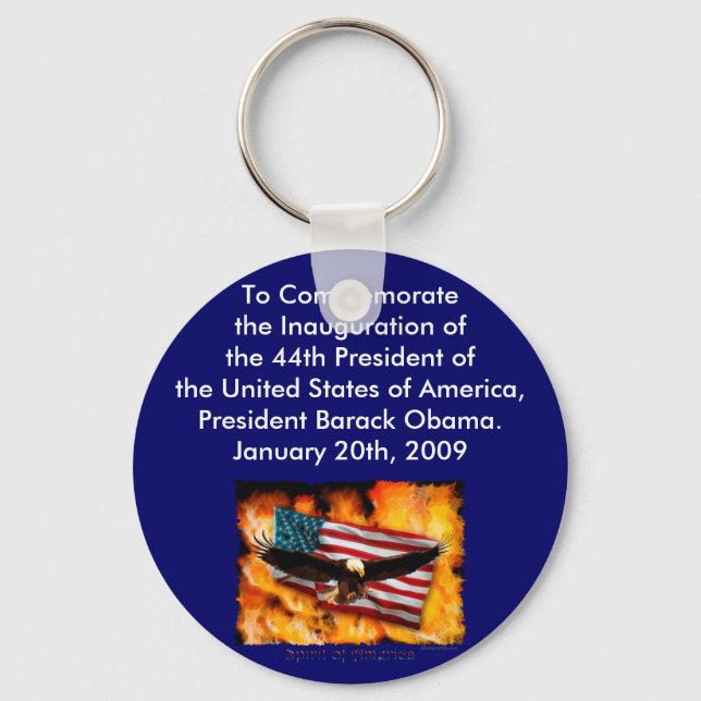 2009 Inauguration Commemorative Collection Key Ring (Front)