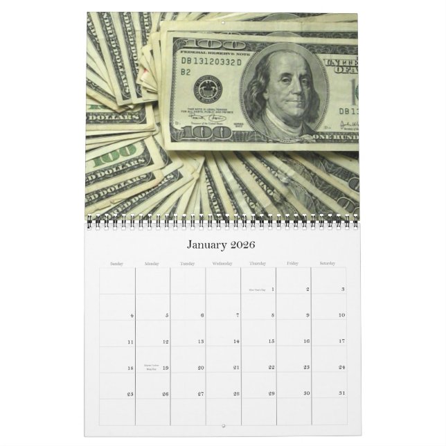 2009 Money Time Calendar (Jan 2026)