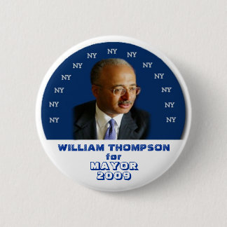 2009 NY Mayor Bill Thompson Pin