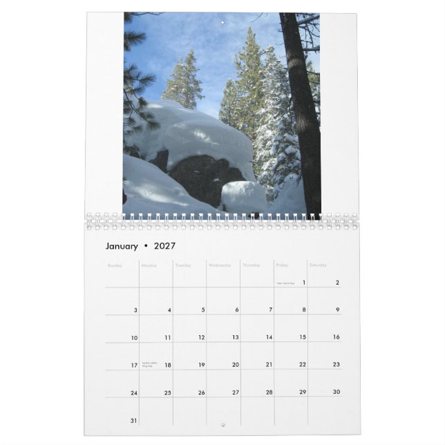 2009 Scenic Travels Calendar (Jan 2027)