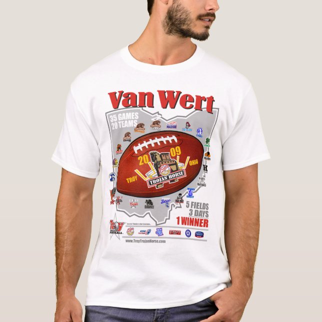 2009 Trojan Horse - Van Wert T-Shirt (Front)