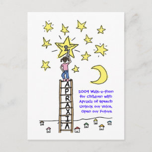 2009 Walk for Children with Apraxia of Speech Postcard