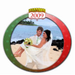 2009 Wedding Christmas Ornament Photo Sculpture Decoration<br><div class="desc">See more Christmas Designs by Sandra  


 








 


See more Christmas Designs by Sandra</div>