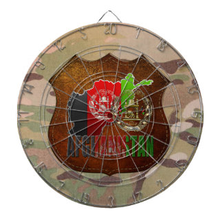 [200] Afghanistan: COA, Flag & Map Dartboard