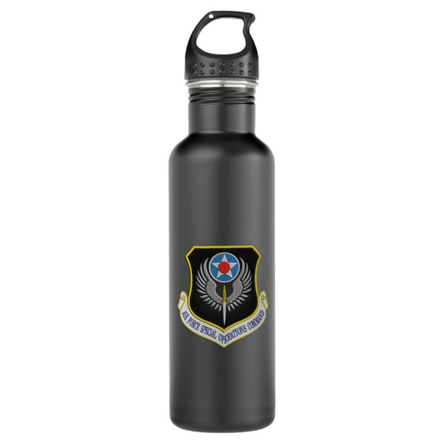 [200] AFSOC Patch 710 Ml Water Bottle (Front)