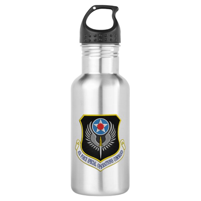 [200] AFSOC Patch 710 Ml Water Bottle (Front)