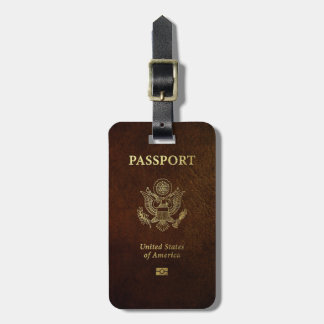 [200] American Passport Cover Luggage Tag