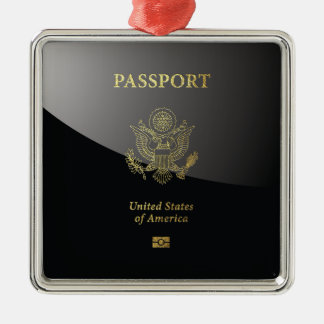 [200] American Passport Cover Metal Tree Decoration