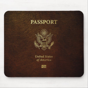 [200] American Passport Cover Mouse Mat