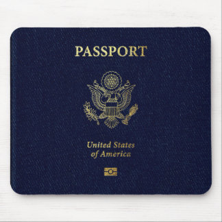 [200] American Passport Cover Mouse Mat