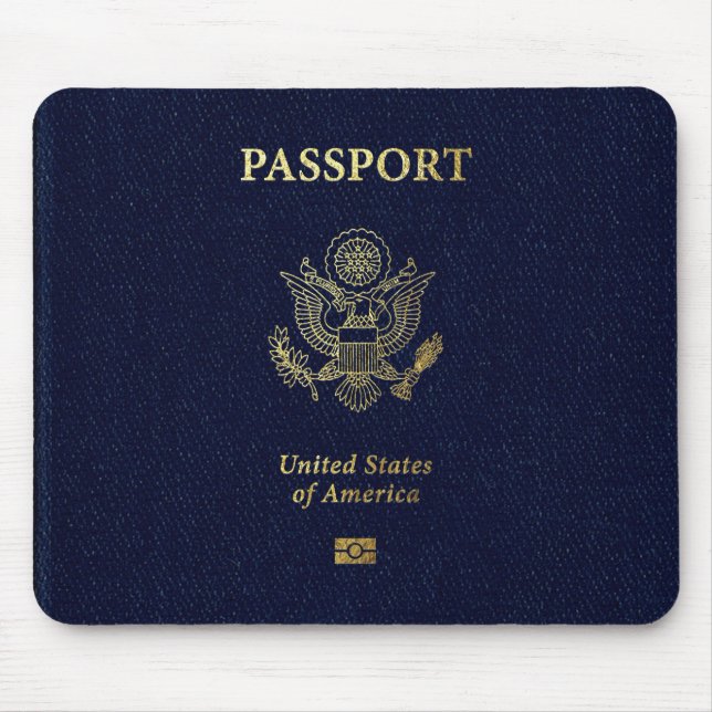 [200] American Passport Cover Mouse Mat (Front)