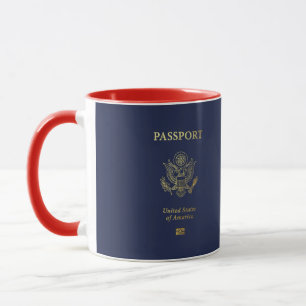 [200] American Passport Cover Mug