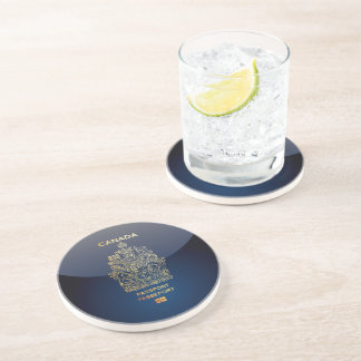 [200] Canadian Passport Cover Coaster