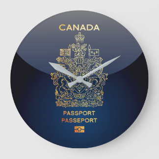 [200] Canadian Passport Cover Large Clock