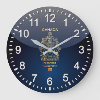 [200] Canadian Passport Cover Large Clock