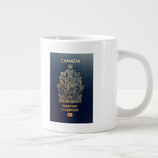 [200] Canadian Passport Cover Large Coffee Mug