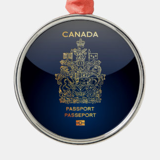 [200] Canadian Passport Cover Metal Tree Decoration