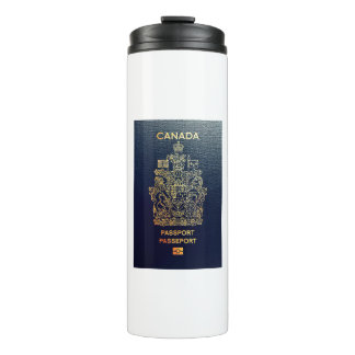 [200] Canadian Passport Cover Thermal Tumbler