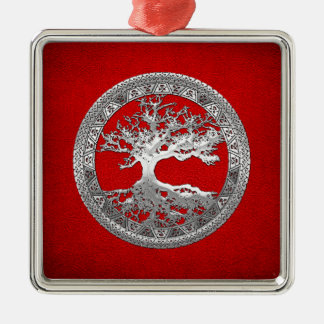 [200] Celtic Tree of Life [Silver] Metal Tree Decoration