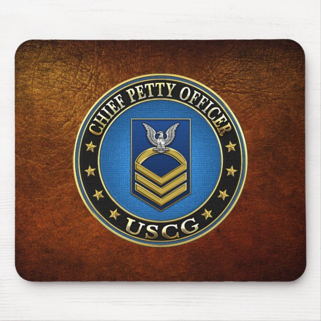 [200] CG: Chief Petty Officer (CPO) Mouse Mat (Front)