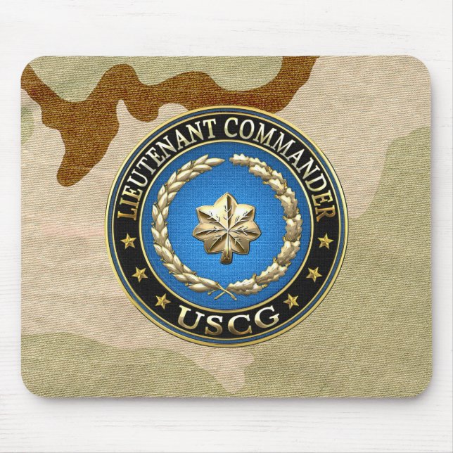 [200] CG: Lieutenant commander (LCDR) Mouse Mat (Front)