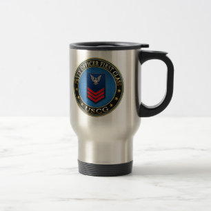 [200] CG: Petty Officer First Class (PO1) Travel Mug