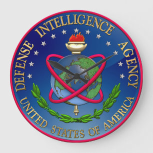[200] Defence Intelligence Agency (DIA) Seal Large Clock