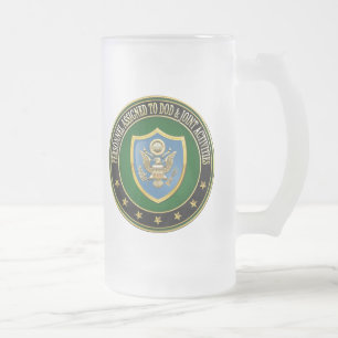 [200] DOD & Joint Activities CSIB Special Edition Frosted Glass Beer Mug