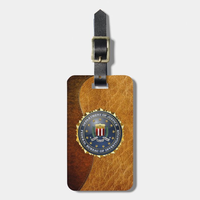 [200] FBI Special Edition Luggage Tag (Front Vertical)