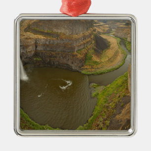 200 foot high Palouse Falls State Park in Metal Tree Decoration