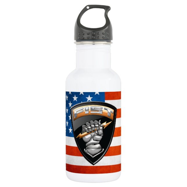 [200] Forward Observer (FIST) [Emblem] 532 Ml Water Bottle (Front)