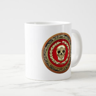 [200] Golden Skull Large Coffee Mug