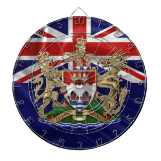 [200] Hong Kong - 1959-1997 Coat of Arms Dartboard