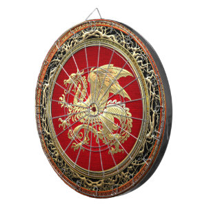[200] Icelandic Dragon, Landvættir [Gold] Dartboard