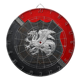 [200] Icelandic Dragon, Landvættir [Silver] Dartboard