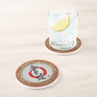 [200] Japanese calligraphy - Aikido Coaster